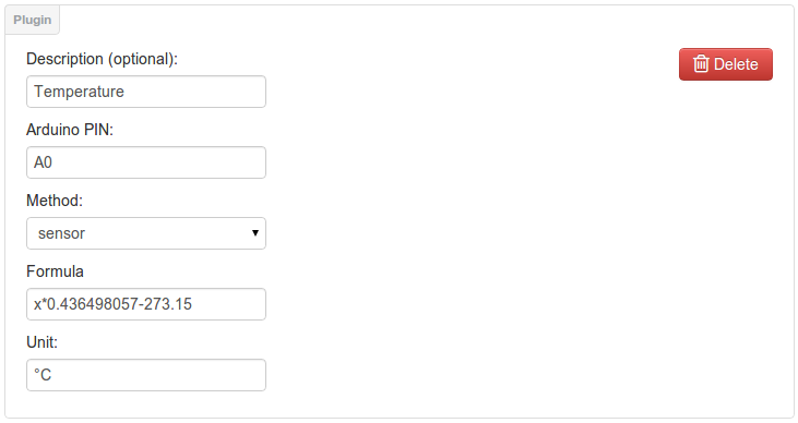 Arduino LM 355 Settings